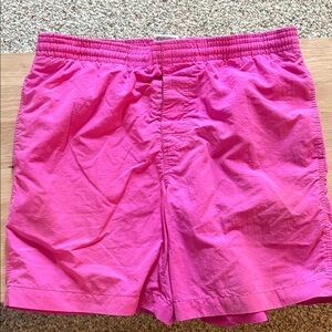 Men's Athletic Drawstring Shorts in Vibrant Pink